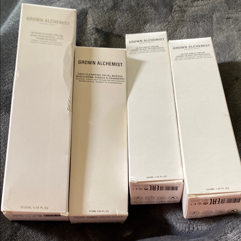 Grown Alchemist White Skincare Collection NIBs